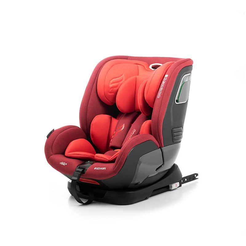 ABITA car seat Tango Red. For 76 to 150 cm tall children