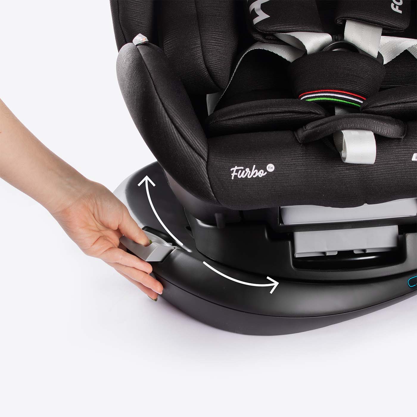 Silla de coche para niños con sistema de giro de 360